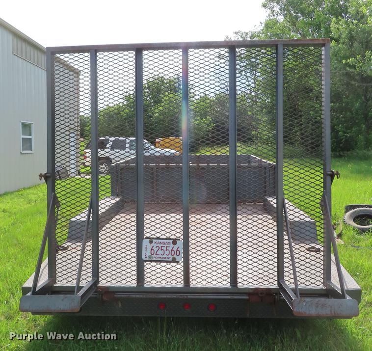 image for item DD6171 2011 Millertime side dump utility trailer