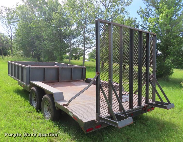 image for item DD6171 2011 Millertime side dump utility trailer