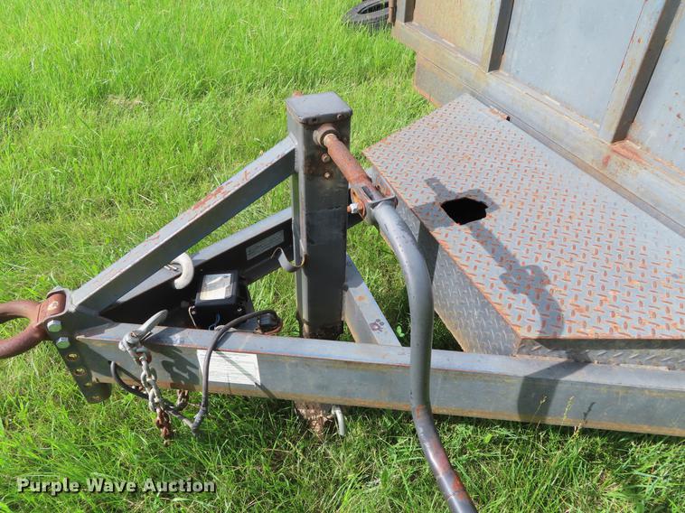 image for item DD6171 2011 Millertime side dump utility trailer