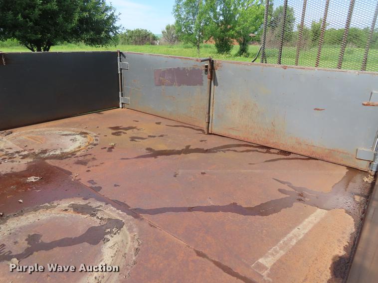 image for item DD6171 2011 Millertime side dump utility trailer