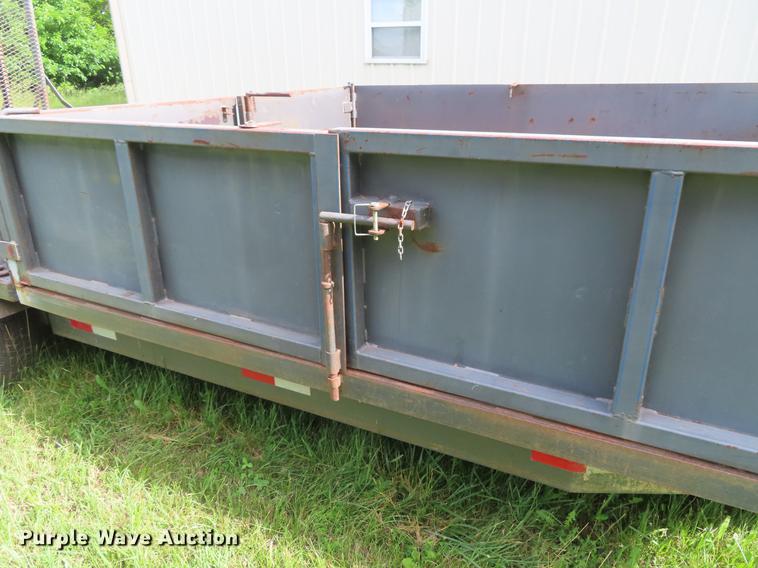 image for item DD6171 2011 Millertime side dump utility trailer