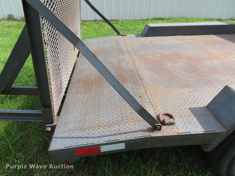 image for item DD6171 2011 Millertime side dump utility trailer