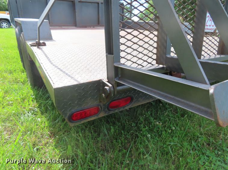 image for item DD6171 2011 Millertime side dump utility trailer