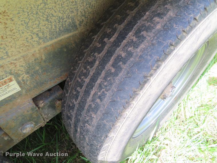 image for item DD6171 2011 Millertime side dump utility trailer