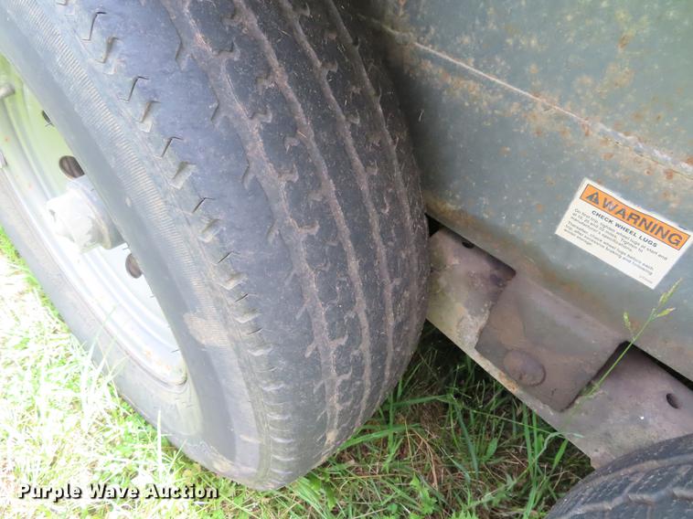 image for item DD6171 2011 Millertime side dump utility trailer
