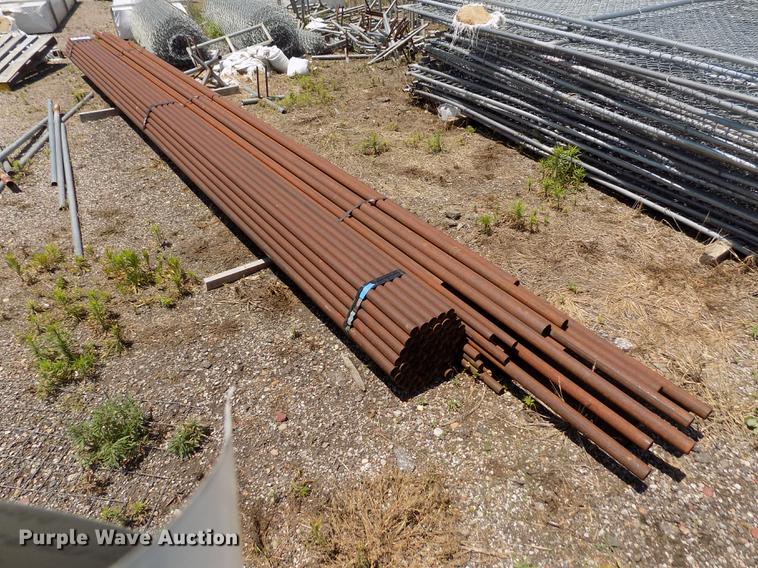 image for item DE1277 Approximately 61 20'L x 1 3/4" O.D. steel pipe