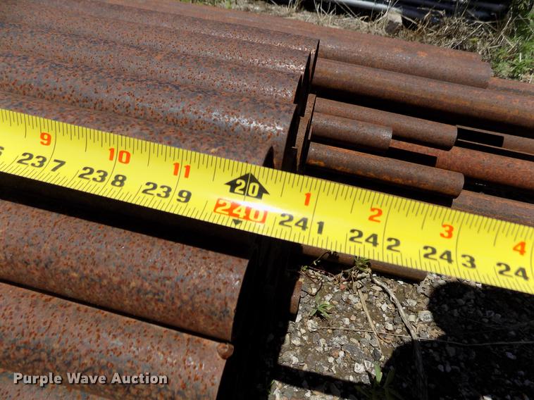 image for item DE1277 Approximately 61 20'L x 1 3/4" O.D. steel pipe