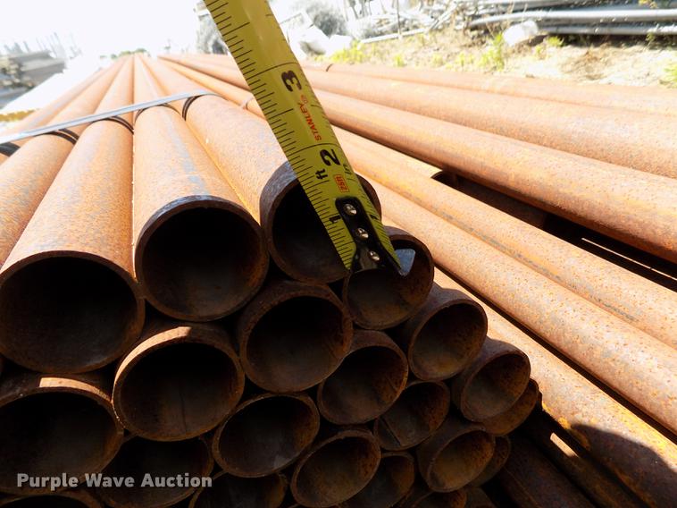 image for item DE1277 Approximately 61 20'L x 1 3/4" O.D. steel pipe