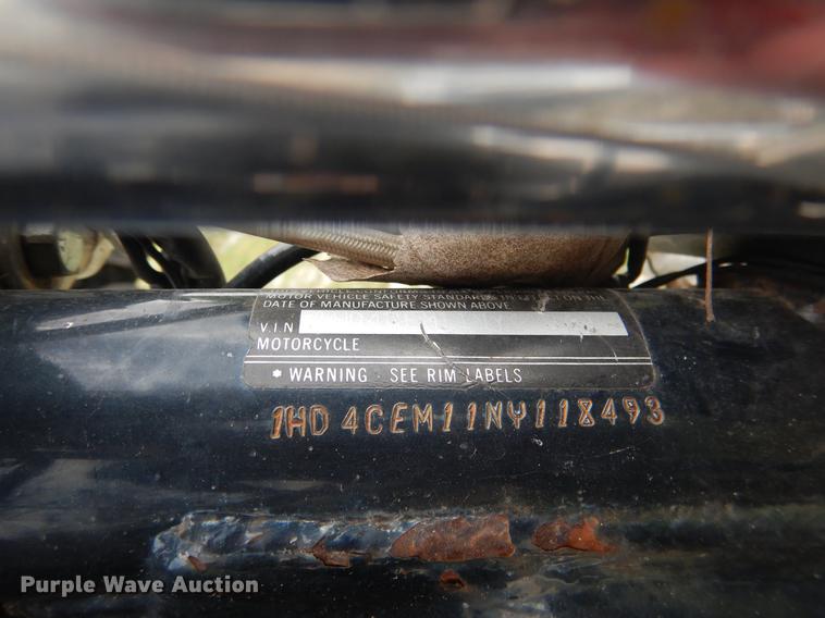 image for item DE3971 1992 Harley Davidson XL 883 motorcycle