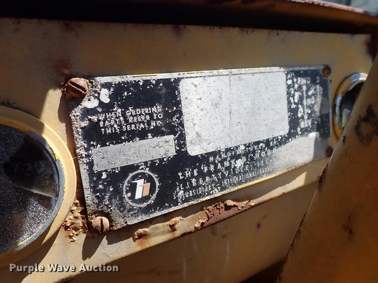 image for item DE5402 International H-25B Payloader wheel loader