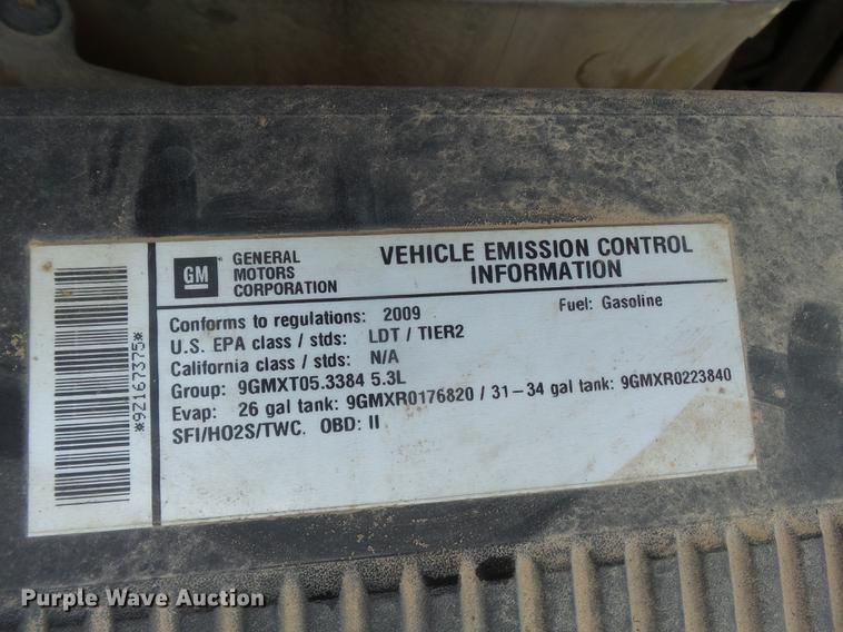 image for item DE7811 2009 Chevrolet Silverado 1500 Ext. Cab pickup truck