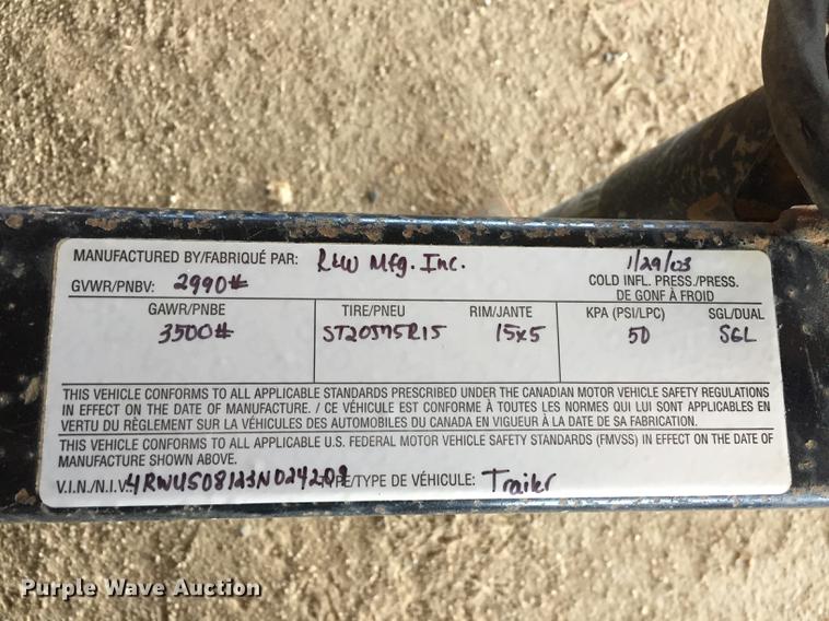 image for item DE7816 2003 Yamaha Big Bear ATV