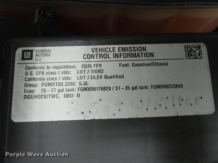 image for item DE7818 2015 GMC Sierra 1500 Crew Cab pickup truck