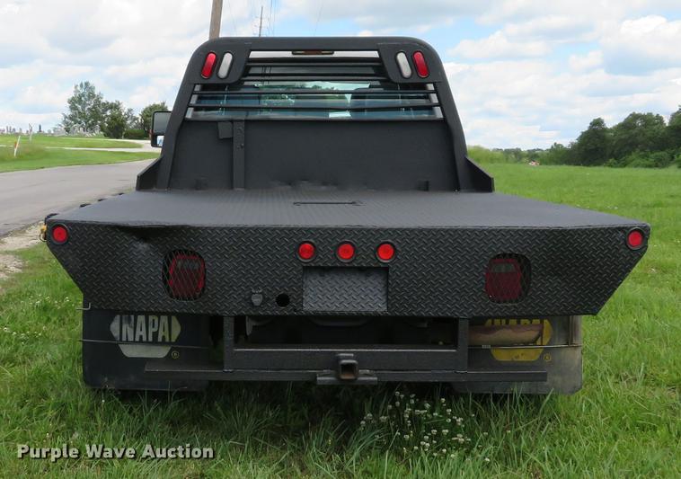 image for item DE8104 2011 Ford F350 Super Duty XL Crew Cab flatbed pickup truck