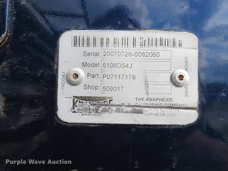 image for item DE8125 2008 Ford F350 Super Duty XL Crew Cab utility bed pickup truck