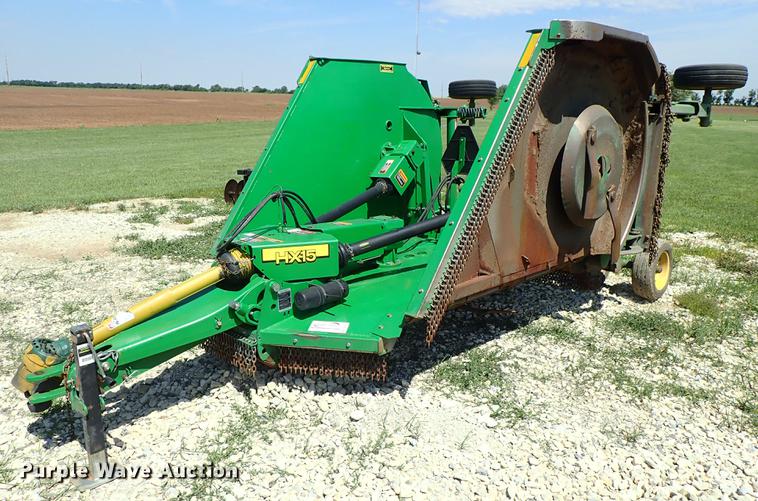 image for item DF1227 2018 John Deere HX15 batwing rotary mower