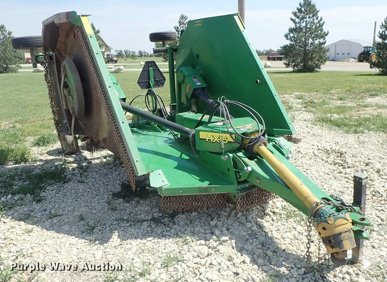 image for item DF1227 2018 John Deere HX15 batwing rotary mower