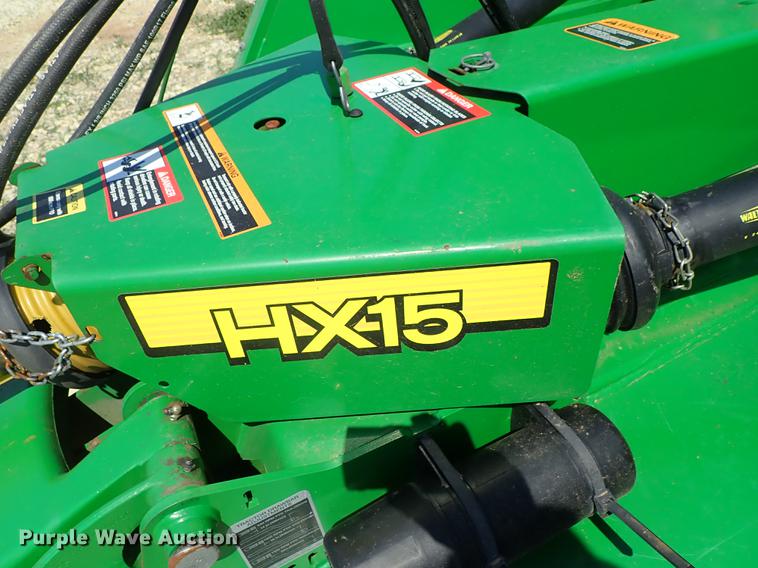 image for item DF1227 2018 John Deere HX15 batwing rotary mower