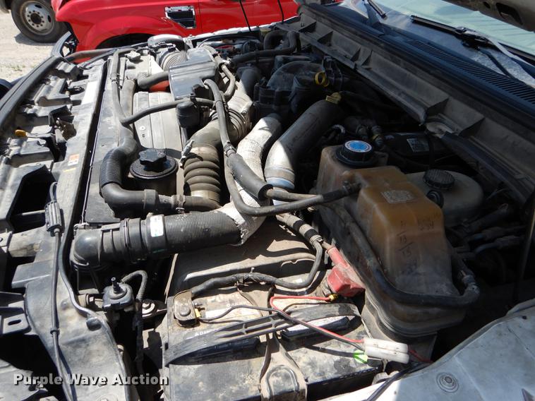 image for item DF7317 2011 Ford F350 Super Duty XL Crew Cab flatbed pickup truck