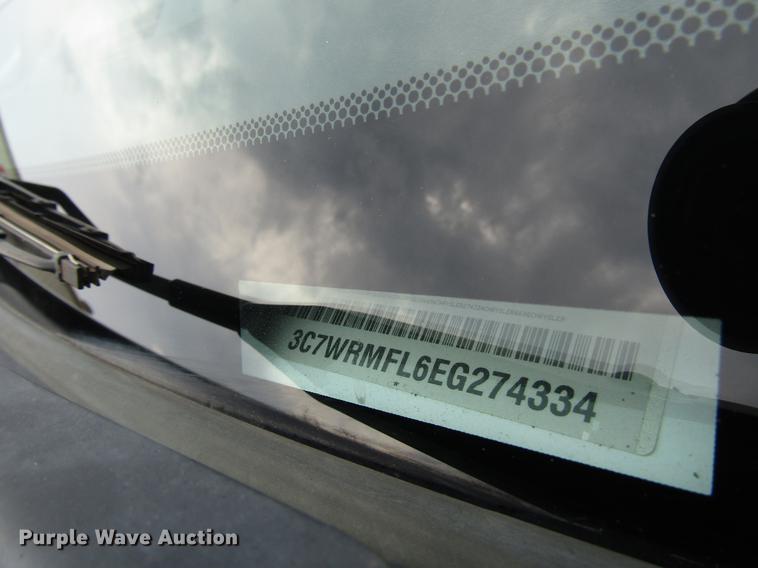 image for item DG1188 2014 Dodge Ram 5500 Crew Cab flatbed truck