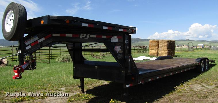 image for item DG1211 2015 PJ drop deck equipment trailer