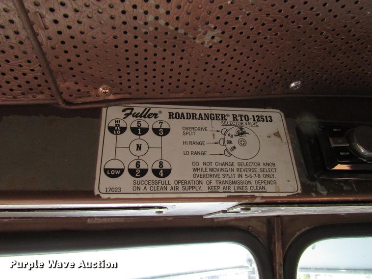 image for item DG1221 1972 Peterbilt 359A truck cab and chassis