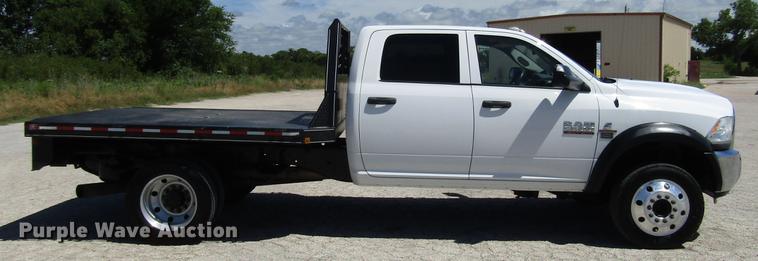 image for item DG1236 2014 Dodge Ram 5500 Crew Cab flatbed truck