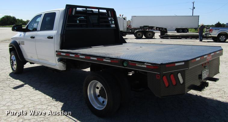 image for item DG1236 2014 Dodge Ram 5500 Crew Cab flatbed truck