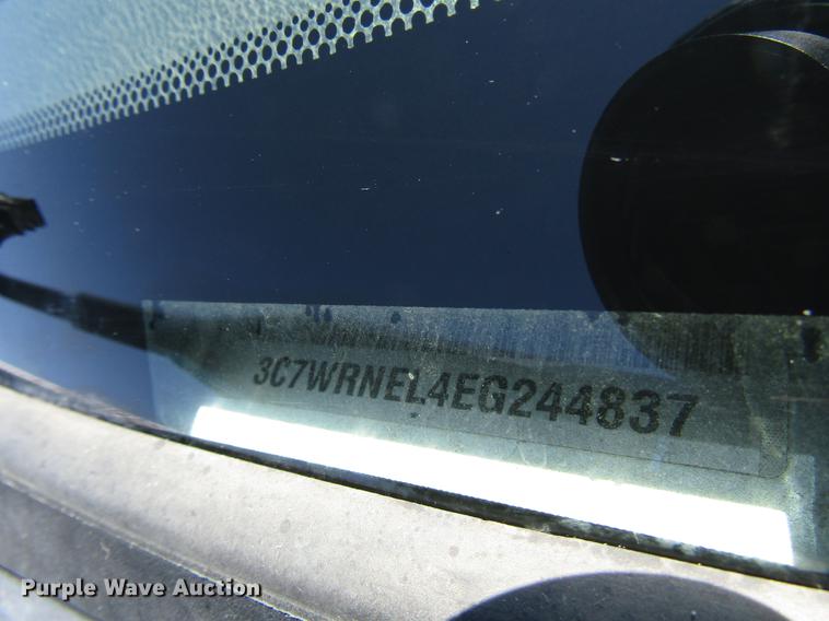 image for item DG1236 2014 Dodge Ram 5500 Crew Cab flatbed truck