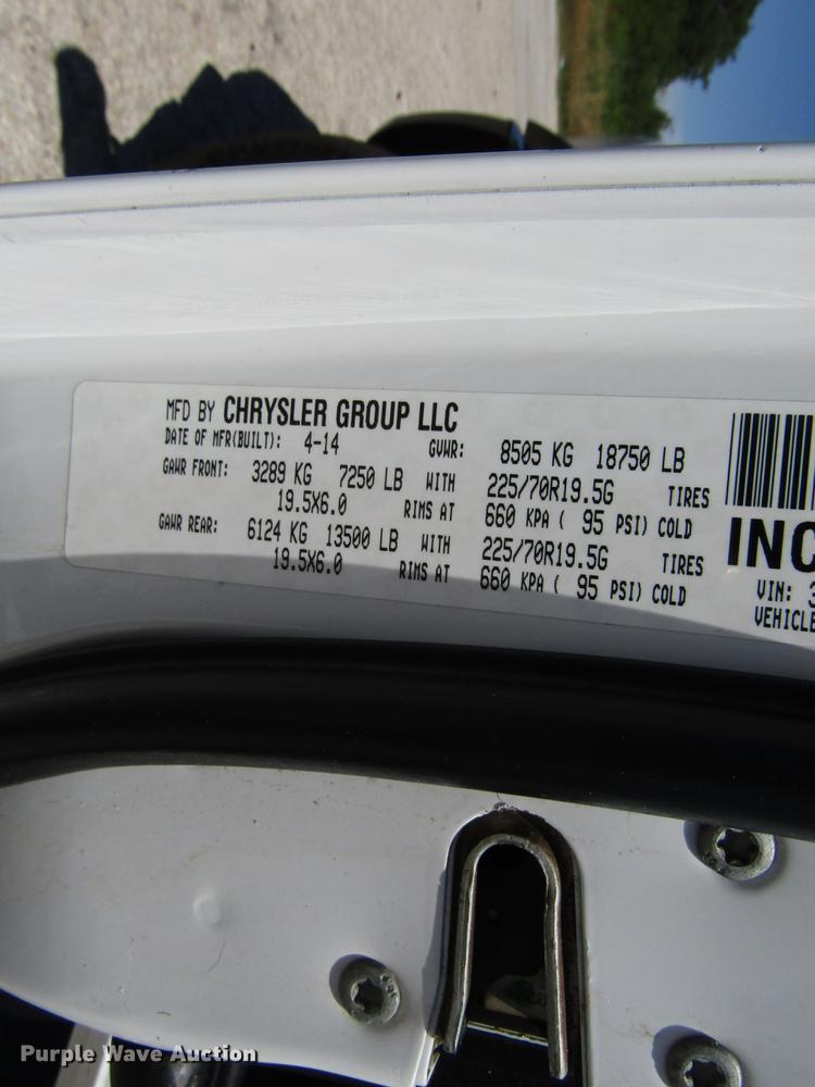 image for item DG1236 2014 Dodge Ram 5500 Crew Cab flatbed truck