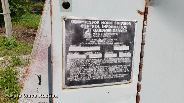 image for item EU9753 Gardner Denver D175 air compressor