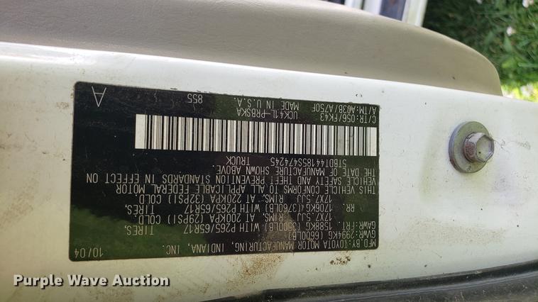 image for item EU9777 2005 Toyota Tundra SR5 Double Cab pickup truck