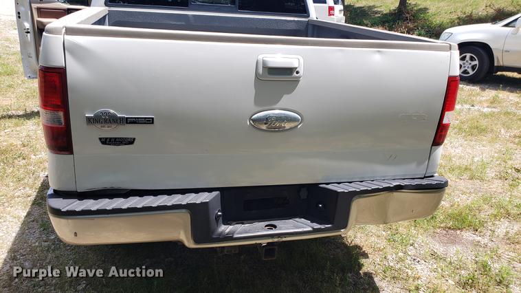 image for item EU9798 2007 Ford F150 SuperCrew pickup truck