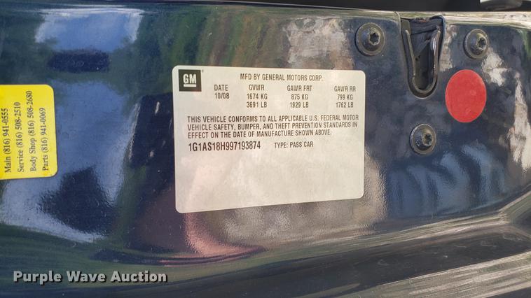 image for item EU9800 2009 Chevrolet Cobalt LS