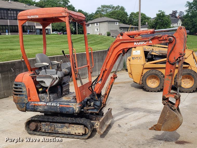 image for item EU9829 Kubota KX41-2 mini excavator