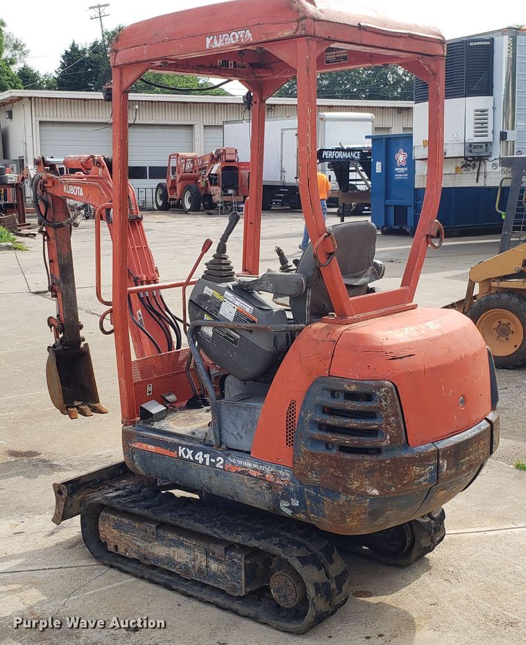 image for item EU9829 Kubota KX41-2 mini excavator