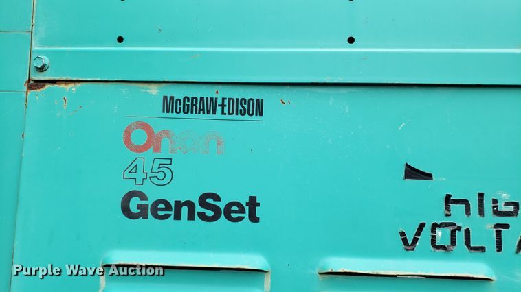 image for item EU9835 Onan 45 generator