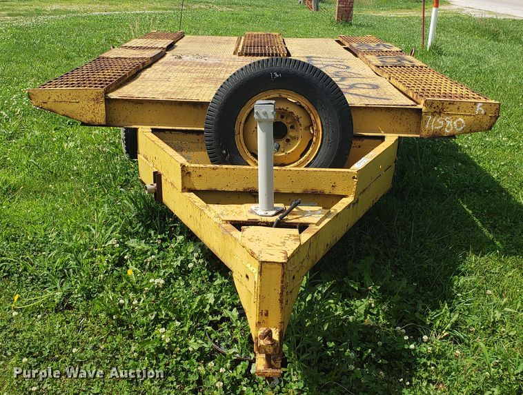 image for item EU9852 2019 shop built utility trailer