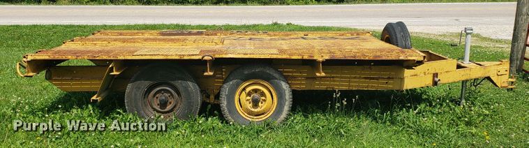 image for item EU9852 2019 shop built utility trailer