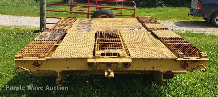 image for item EU9852 2019 shop built utility trailer