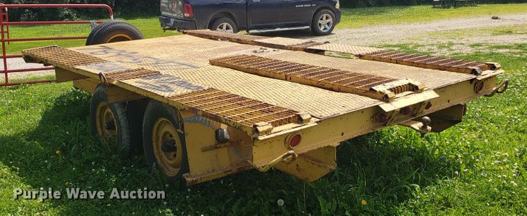 image for item EU9852 2019 shop built utility trailer
