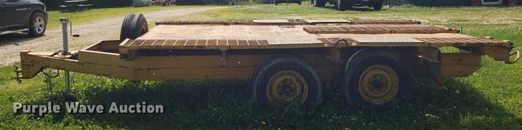 image for item EU9852 2019 shop built utility trailer
