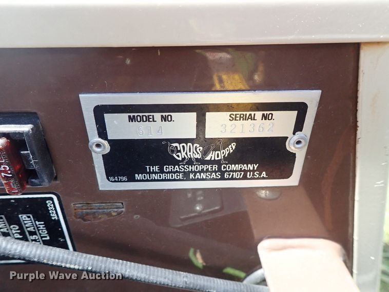 image for item FB9144 Grasshopper 614 ZTR lawn mower