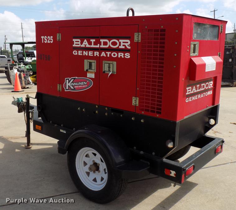2009 Baldor TS25 generator in Stillwater, OK Item FJ9317 sold