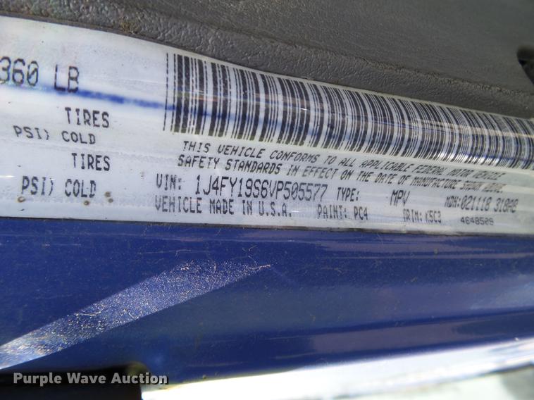 image for item FM9361 1997 Jeep Wrangler Sport SUV