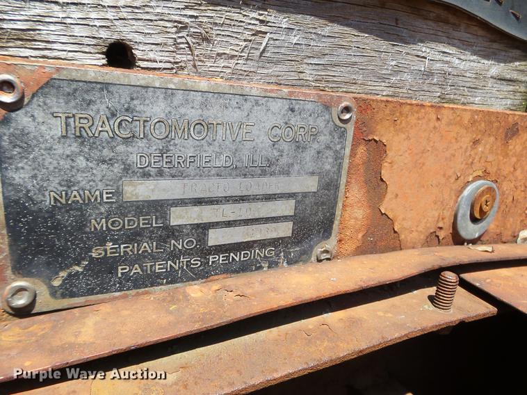 image for item FM9366 Tractomotive TL-10 wheel loader