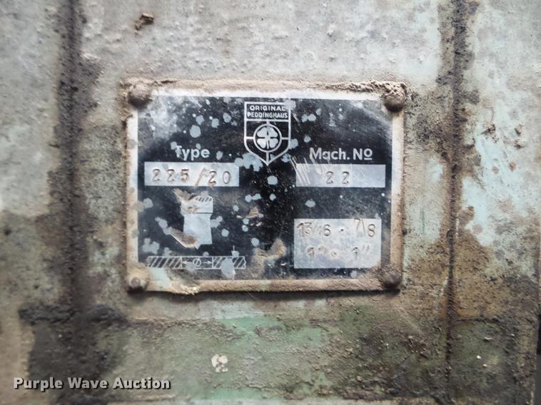 image for item FM9378 Oringal Peddinghaus punch press