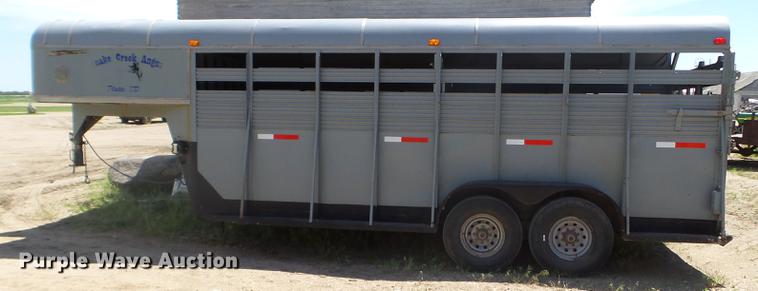 image for item FM9379 1986 Bonanza livestock trailer