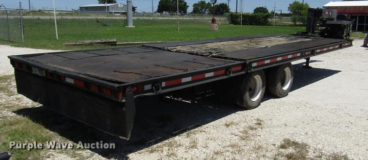image for item FO9294 1995 Trail-Eze DA5428 equipment trailer