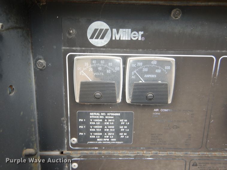 image for item FQ9845 Miller Air Pak welder/generator/air compressor